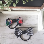 【福袋】リボンヘアゴムセット♡フラワー、ストライプ