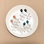 ⌇New‼︎⌇ クリアチェーン ピアス/イヤリング