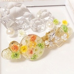 カラフルかすみ草バレッタ