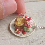 シマリス ミックスフルーツパンケーキプレート＊＊②