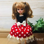 4 【再販51】リカちゃんワンピース☆ハンドメイド 