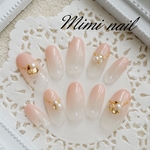 再販③グラデーションネックレスモチーフ♡ネイルチップ