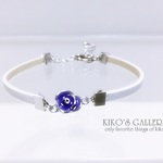 Purple rose bracelet