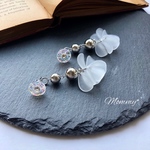 aurora silver 大ぶりピアス・イヤリング