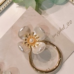 【期間限定価格♪】 春 夏 秋 冬 ピアス フラワー ゴールド フープ アクセサリー
