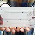 弦楽器と猫の一筆箋【楽器ねこシリーズ】