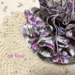 リバティ*Nancy Ann *のお花のシュシュ