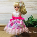 10 【再販1】【送料無料】リカちゃんワンピース☆ハンドメイド 