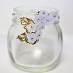 紫陽花のイヤーカフ