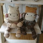 ソックスモンキーほっこりペア♥