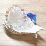 虹色ブレスレット🌈厄除け＆幸運のお守り‪ஐ‬