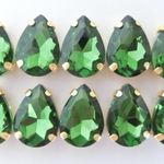 A級・10×14mmドロップ・グリーン 10こ入り