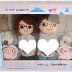 【オーダー予約済み】結婚のお祝いにもおススメのウェディングドールBOX入り