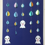 ☆明日天気にな〜れ☆てるてる坊主☆梅雨☆ガーランド☆壁面☆