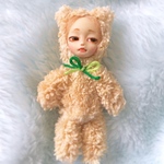 小さなクマの着ぐるみドール おねむ