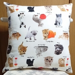 子猫柄クッションカバー45×45
