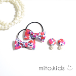 【リンクコーデセット】ベビーキッズヘアゴム  ピアス