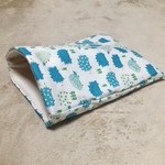 ハリネズミ用寝袋♡水色行列