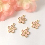 桜チャーム(薄ピンク)4個セット