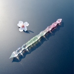 〈Spring glass pen〉'ホワイトオパール'