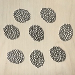 SILVER LACE FLOWER DESIGN METAL CHARM PARTS