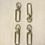 GOLD METAL DESIGN HOOP PARTS