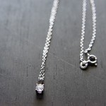 ミルキークォーツ　ネックレス　SILVER925