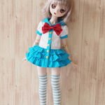 MDD/SDM シャツワンピセット（スカイブルー）