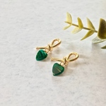 結び目ミニハートのピアス