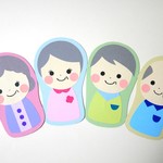 敬老の日/誕生日  メッセージカード(厚紙) 計2枚