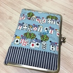 スリムケース(トランプにゃんこ・ブルーグレー）
