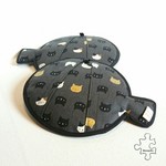 おさかな型「鍋つかみ」兼「鍋しき」【送料無料】ねこ♪