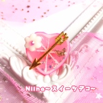 《送料無料》ハート♡ピンクグレープフルーツのリング(ピンク)