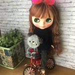 ★グレー林檎 ブライスのくまバック49★くま太郎