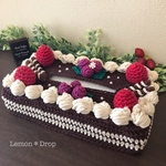 ♡再販3♡ティッシュボックスカバー🍓チョコレートケーキ