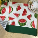 【再13】スイカ3サイズ❤️20×25⭐️25×30  ⭐️25×35 選べます⭐️サービス両面ランチョンマット、コップ袋もセットにできます