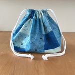 【SALE！】デニム調 くまさんのお弁当袋