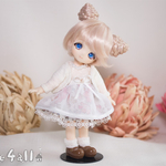 オビツ11 シフォンスカートワンピースとカーディガンと靴下セット