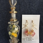 🌷母の日のプレゼント🌷エジプシャングラス香水瓶ハーバリウム&ハーバリウムアクセサリー