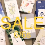 6/6s [SALE♬1500円引き] シロクマiPhone手帳型ケース