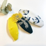 ミナペルホネン& リバティஐ パッチンピン 3点セット ⑅◡̈*キッズ&ベビー✦ฺプレゼントにも