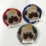 パグモチーフ・ブローチ
