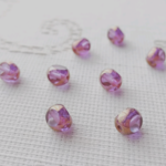 紫陽花の気持ち　チェコビーズ　6mm 8個 　