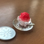 かき氷イチゴ