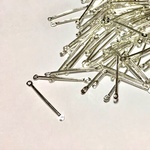 (100本) メタルスティック (2カン 長さ約20mm) - ロジウム シルバー 