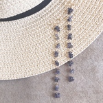 14kgf アイオライトのロングピアス