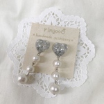 シルバーハート♡ピアス/イヤリング