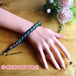 手にかけると綺麗(^-^)色を楽しむヘンプのハンドストラップ★56