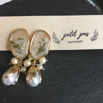 green naturalイヤリング/ピアス
