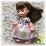 レミンちゃんソランちゃんメルちゃんサイズお花のリバティワンピース★ナンシーアン